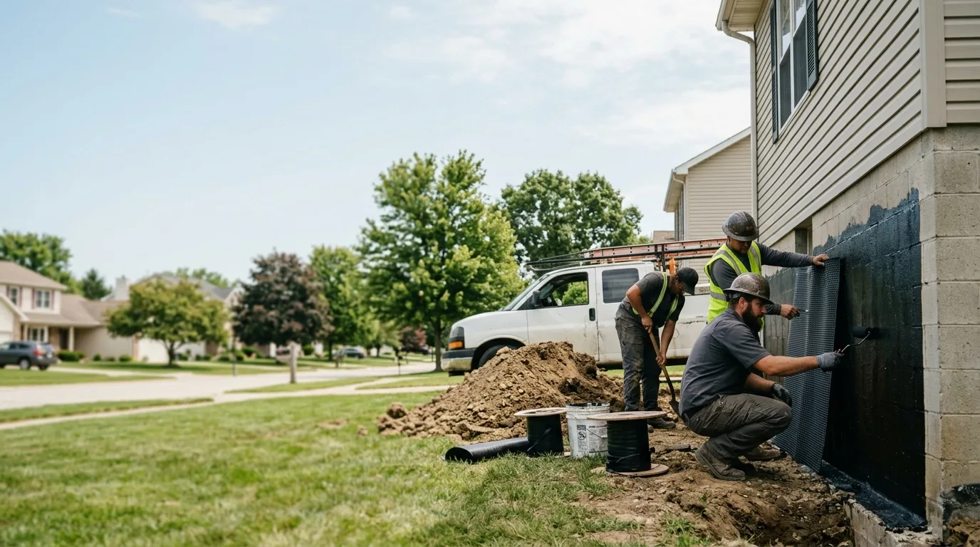 Basement Waterproofing in Harristown, IL near me
